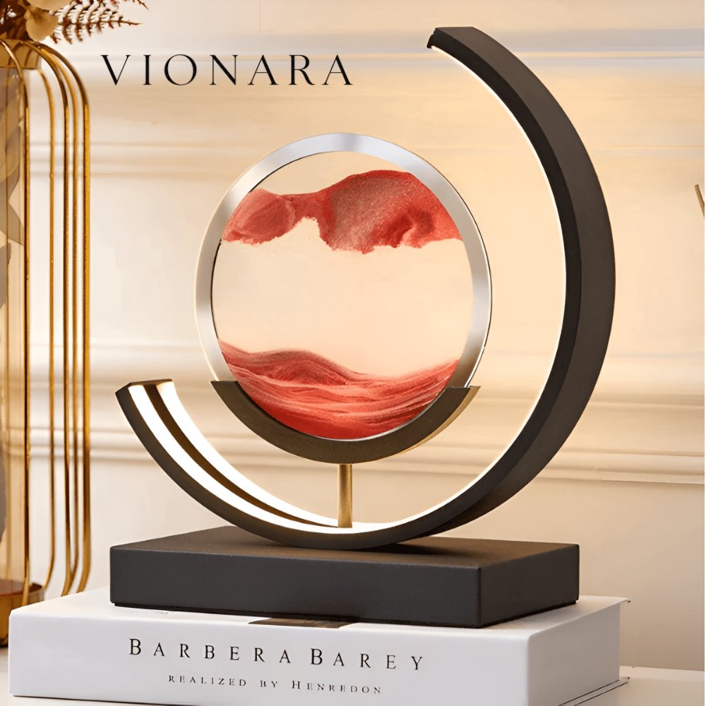 Vionara - Lampe à sable LED avec commande à distance et intensité réglable | Vionara