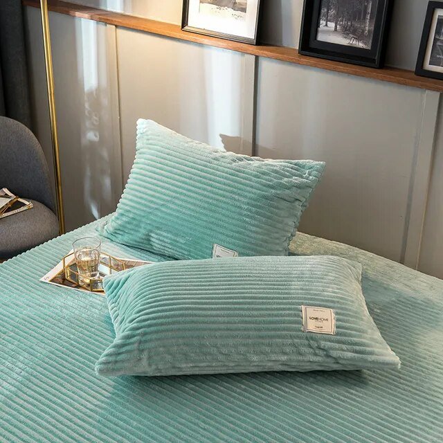 Vionara - Housse de couette en velours texturé – Toucher doux et chaleureux | Vionara