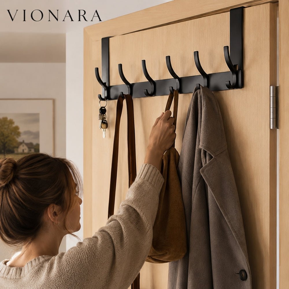 Vionara - Crochet porte-vêtement en aluminium minimaliste | Vionara