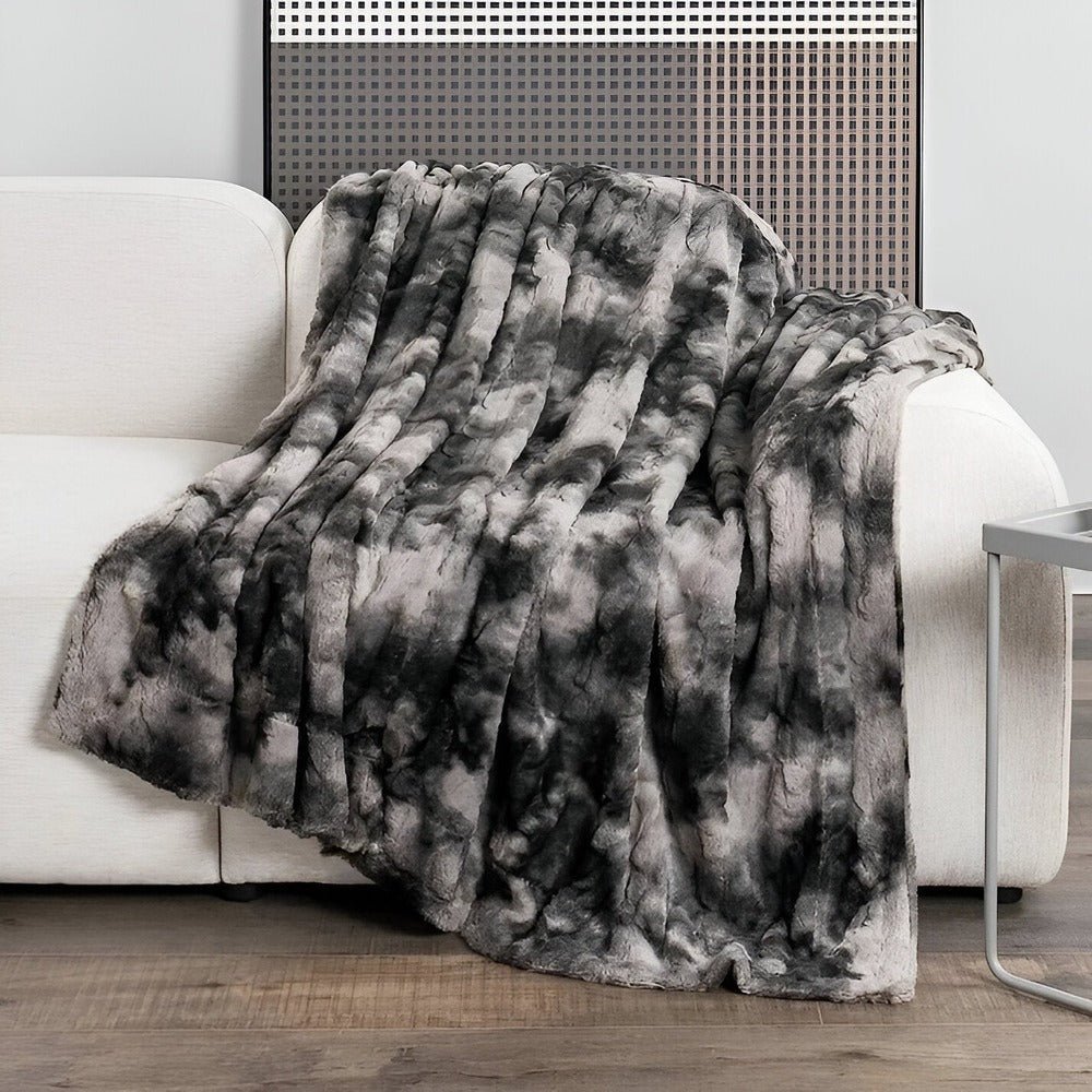 Vionara - Plaid en polaire double face ultra-doux pour chambre et salon | Vionara