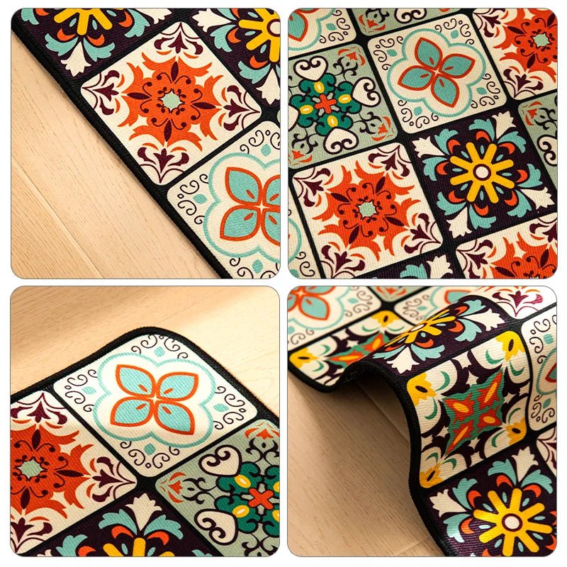 Vionara - Tapis de cuisine antidérapant en textile texturé | Vionara