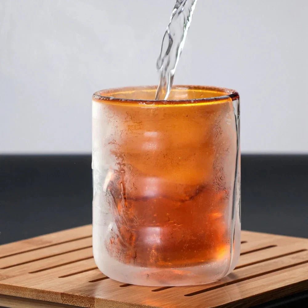 Vionara - Tasse en verre ondulé à double paroi | Vionara