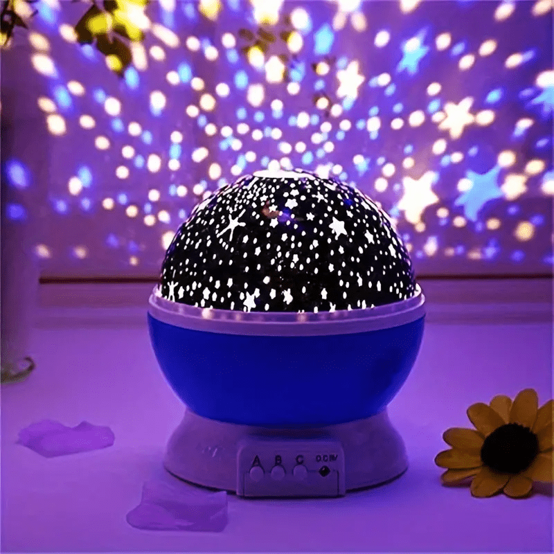 Vionara - Lampe projecteur d’ambiance en rotation avec ciel étoilé multicolore | Vionara
