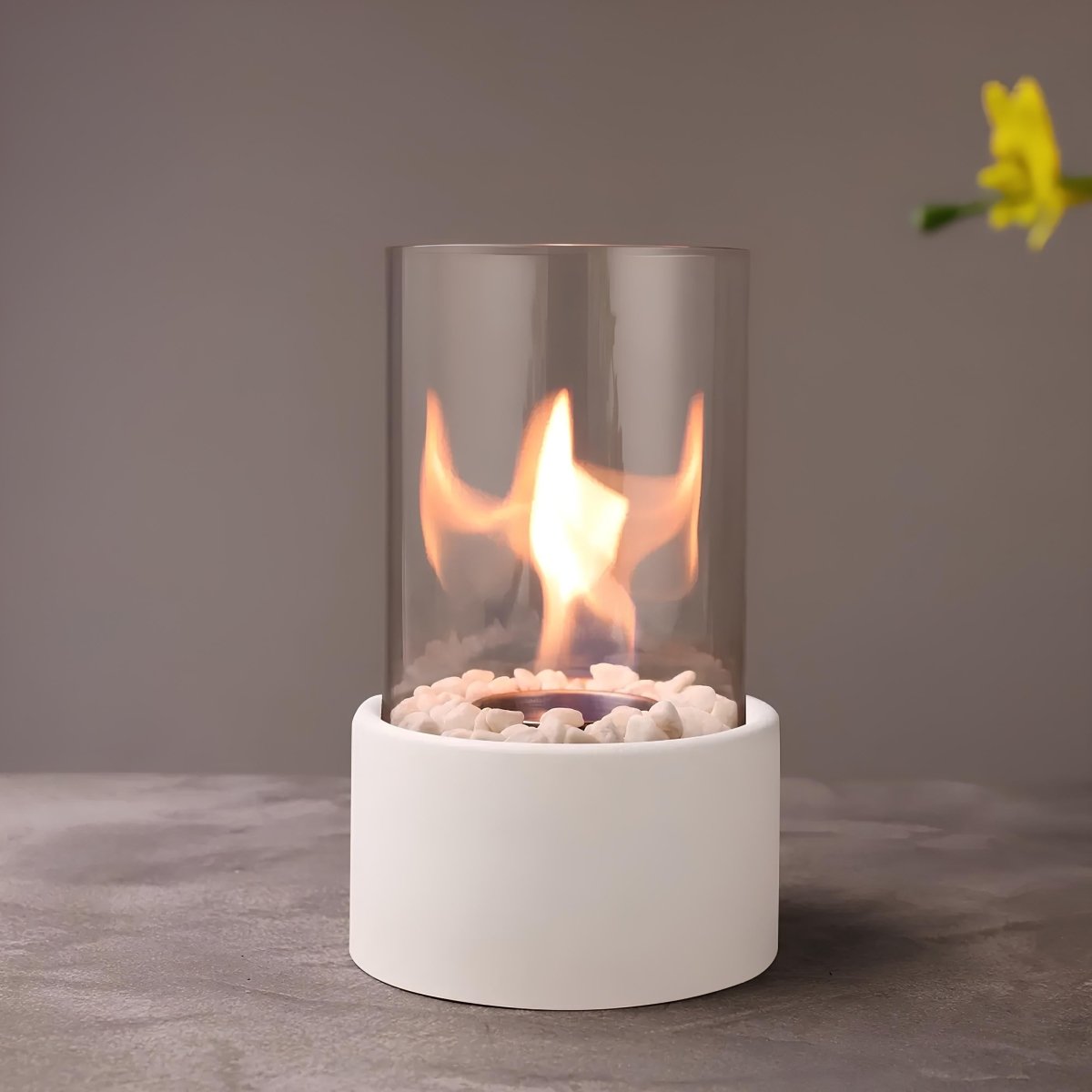 Vionara - Lampe à huile en métal et verre | Vionara
