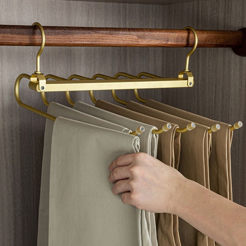 Vionara - Cintre à pantalons gain de place en aluminium | Vionara