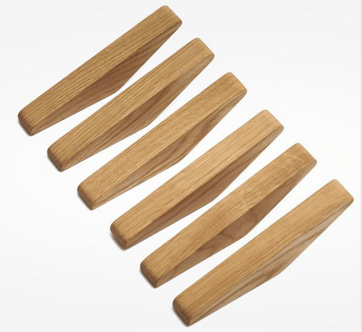 Vionara - Crochets muraux en bois naturel – Lot sculpté à la main | Vionara
