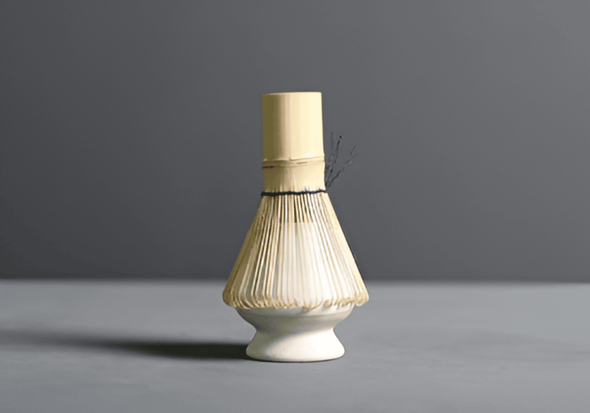 Vionara - Service à matcha japonais en céramique et bambou – 4 pièces