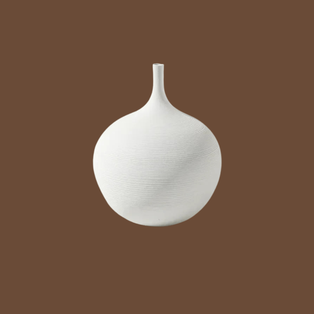 Vionara - Vase en céramique mate minimaliste – style scandinave | Vionara