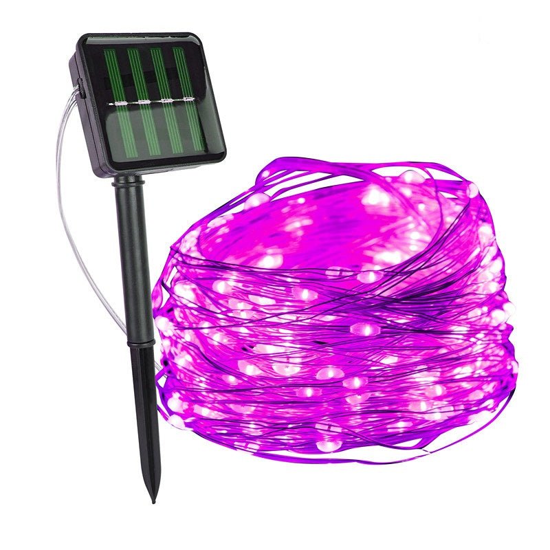 Vionara - Guirlande lumineuse solaire en cuivre étanche | Vionara