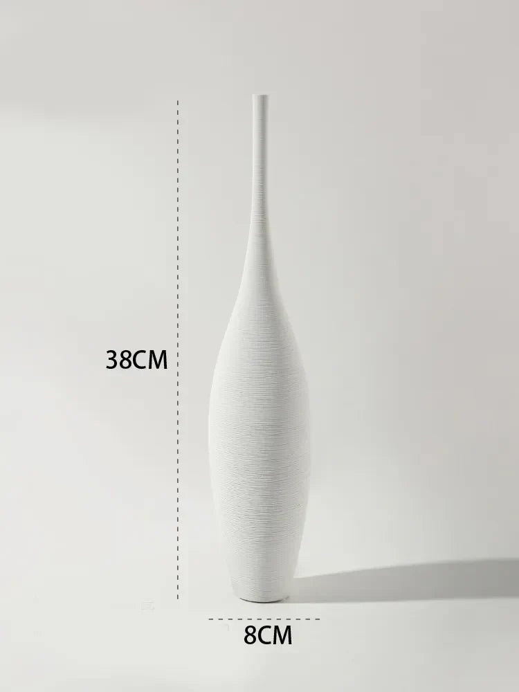 Vionara - Vase en céramique mate minimaliste – style scandinave | Vionara