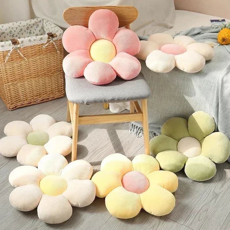 Vionara - Coussin décoratif en forme de fleur en polyester | Vionara