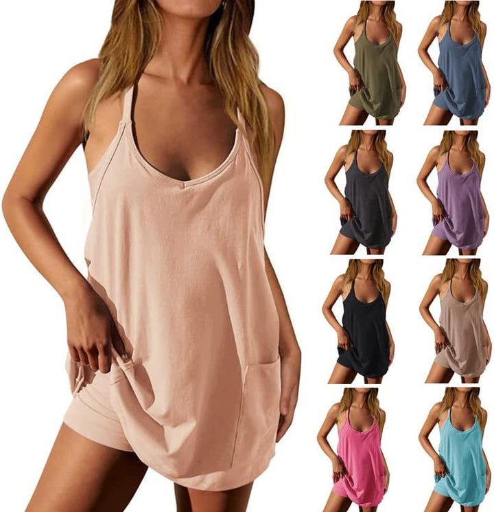 Chloe -  Dress with tank tops and shorts