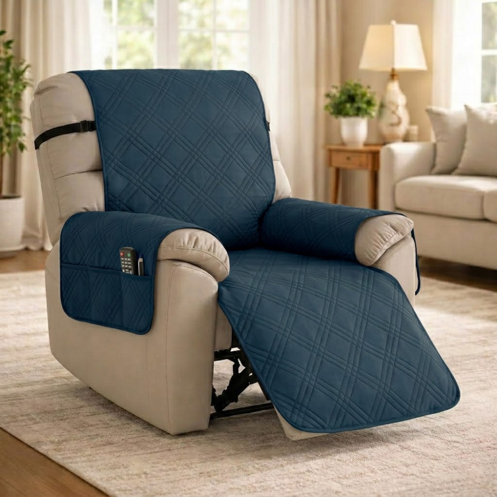 Waterproof protective cover for quilted recliner chair | Vionara