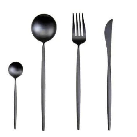 24-Piece Two-Tone Gold and Silver Stainless Steel Cutlery Set | Vionara