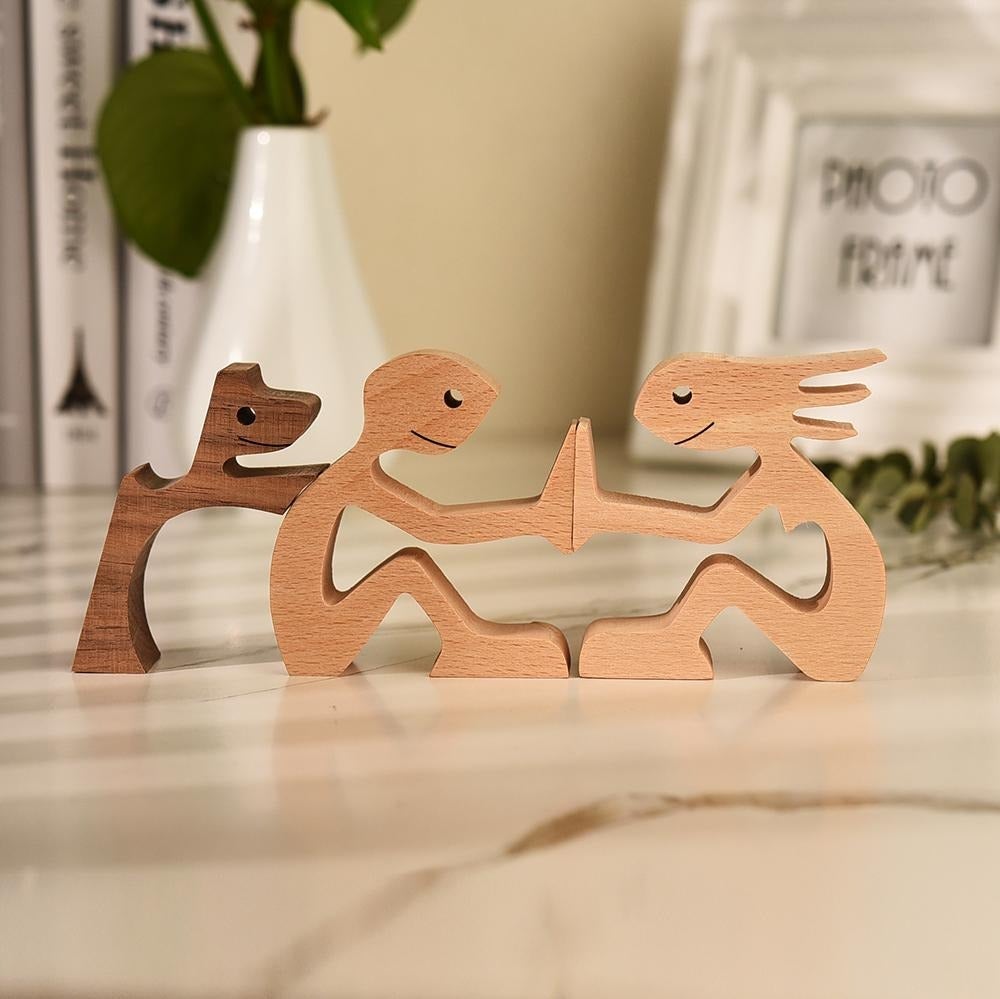 Decorative hand-carved wooden sculpture | Vionara