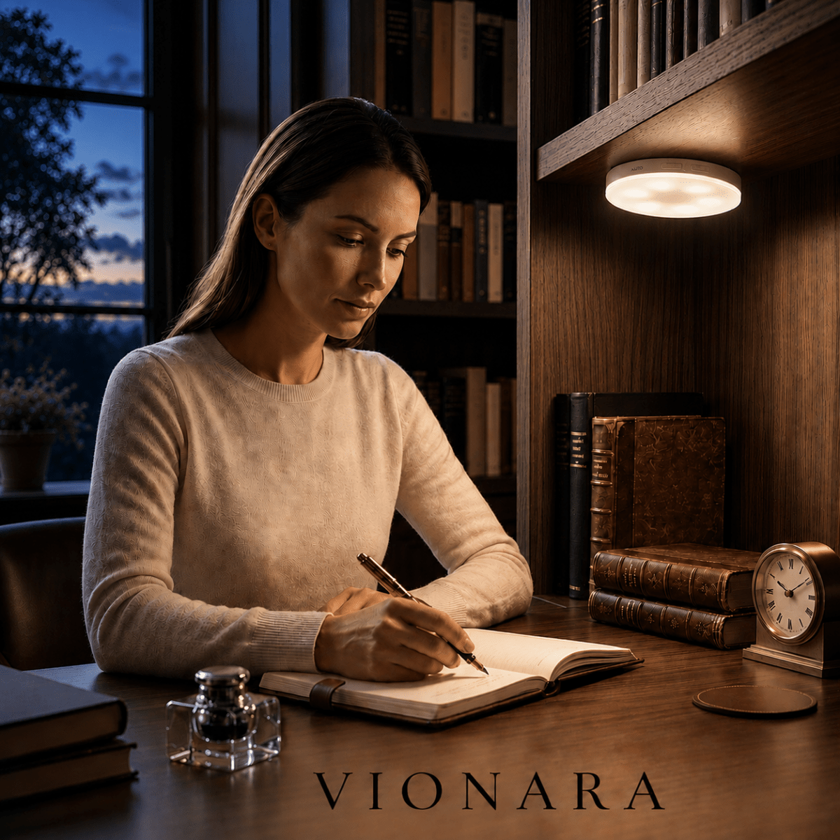 Virelle Maison - Lampe murale LED détecteur de mouvement en ABS | Vionara