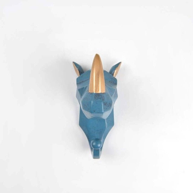 Vionara - Patère murale décorative en résine – Design géométrique animalier | Vionara