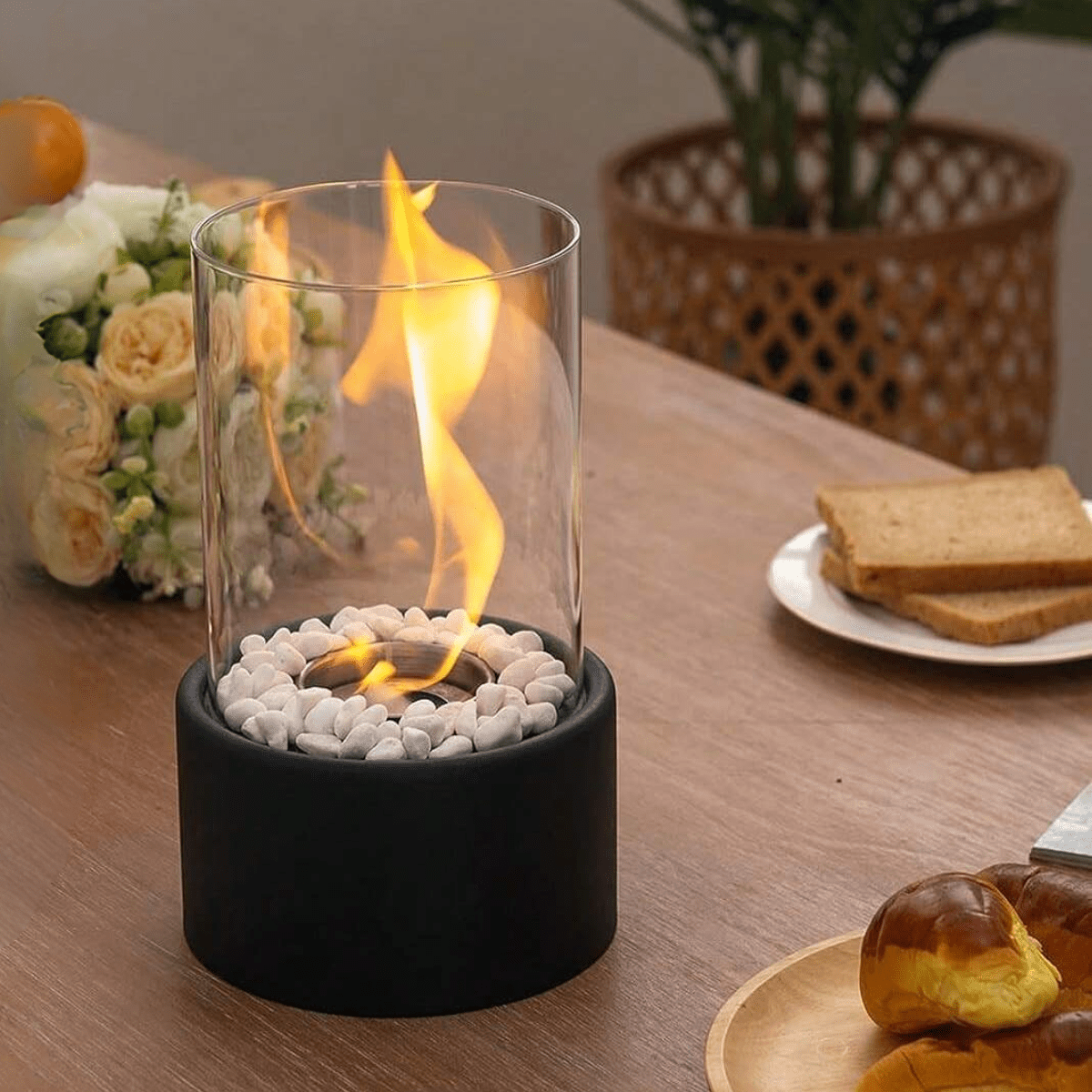 Vionara - Lampe à huile en métal et verre | Vionara