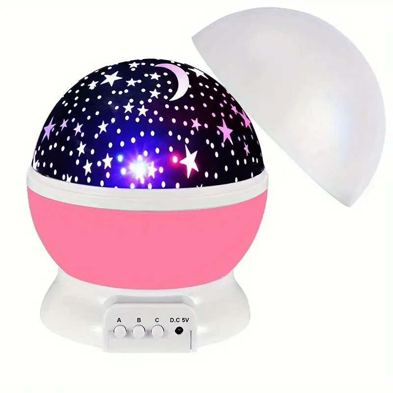 Vionara - Lampe projecteur d’ambiance en rotation avec ciel étoilé multicolore | Vionara