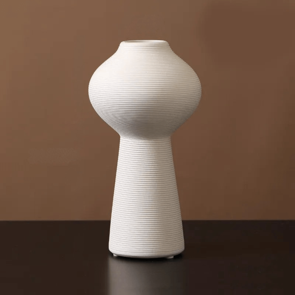 Vionara - Vase en céramique mate minimaliste – style scandinave | Vionara
