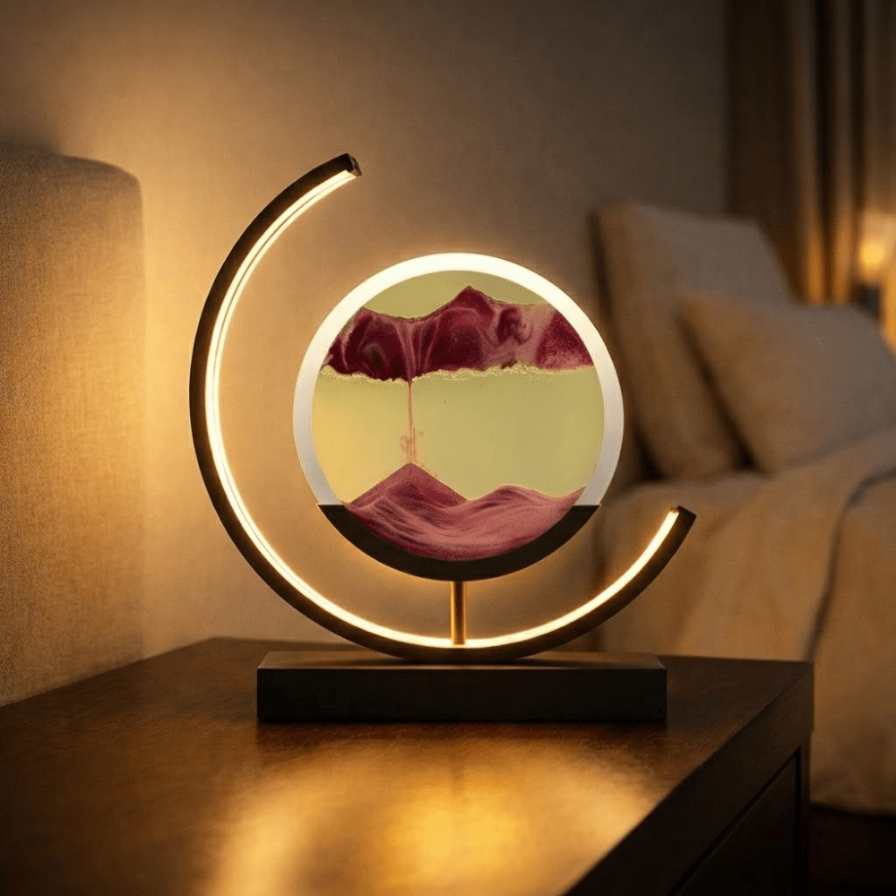 Vionara - Lampe à sable LED avec commande à distance et intensité réglable | Vionara