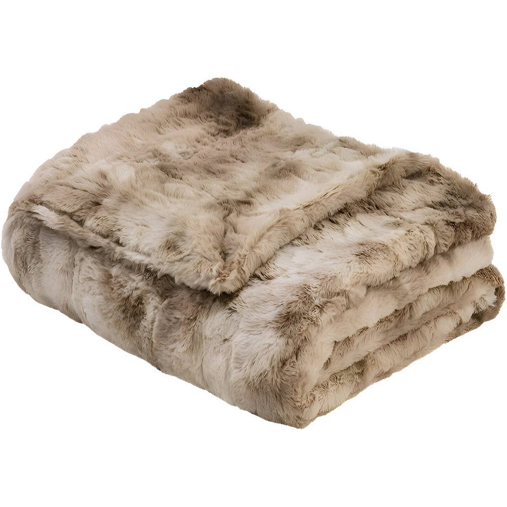 Vionara - Plaid en polaire double face ultra-doux pour chambre et salon | Vionara