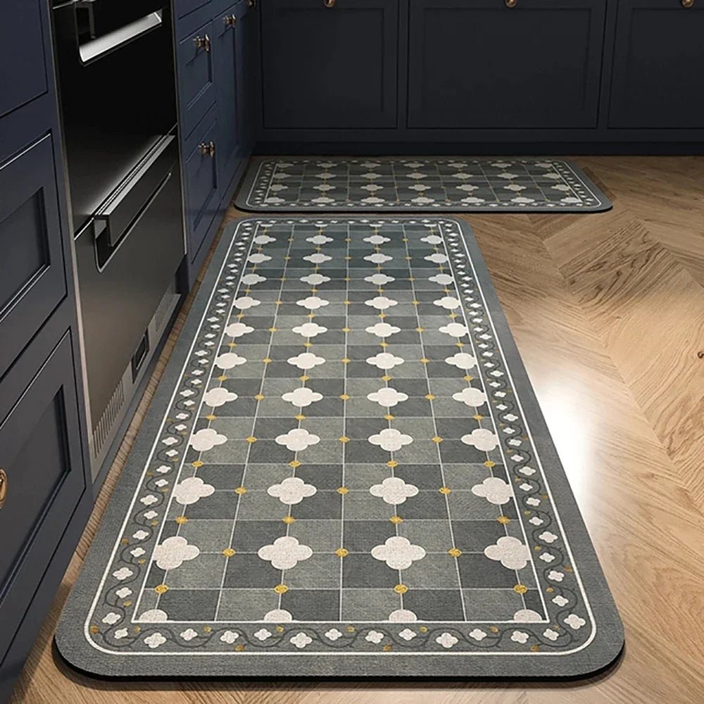 Vionara - Tapis de cuisine antidérapant en textile texturé | Vionara