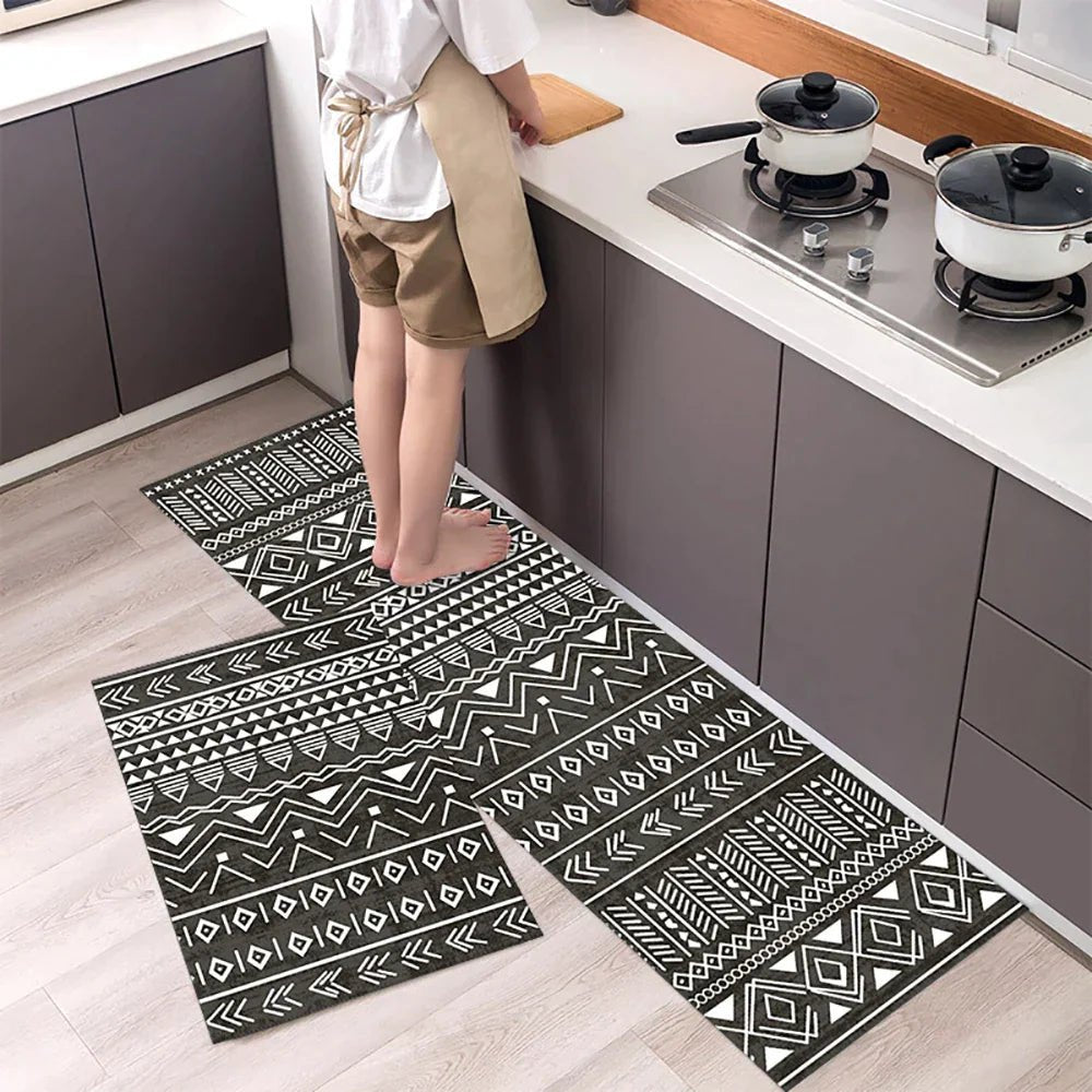 Vionara - Tapis de cuisine antidérapant en textile texturé | Vionara