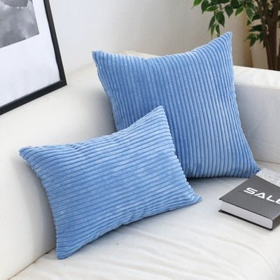 Vionara - Housse de coussin en velours côtelé doux et texturé | Vionara