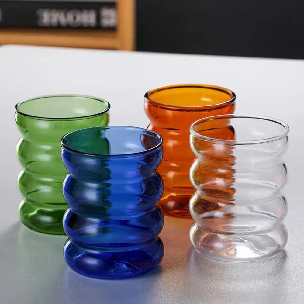 Vionara - Tasse en verre ondulé à double paroi | Vionara