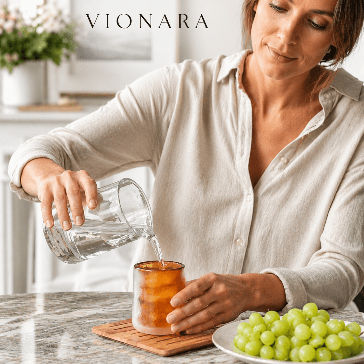 Vionara - Tasse en verre ondulé à double paroi | Vionara