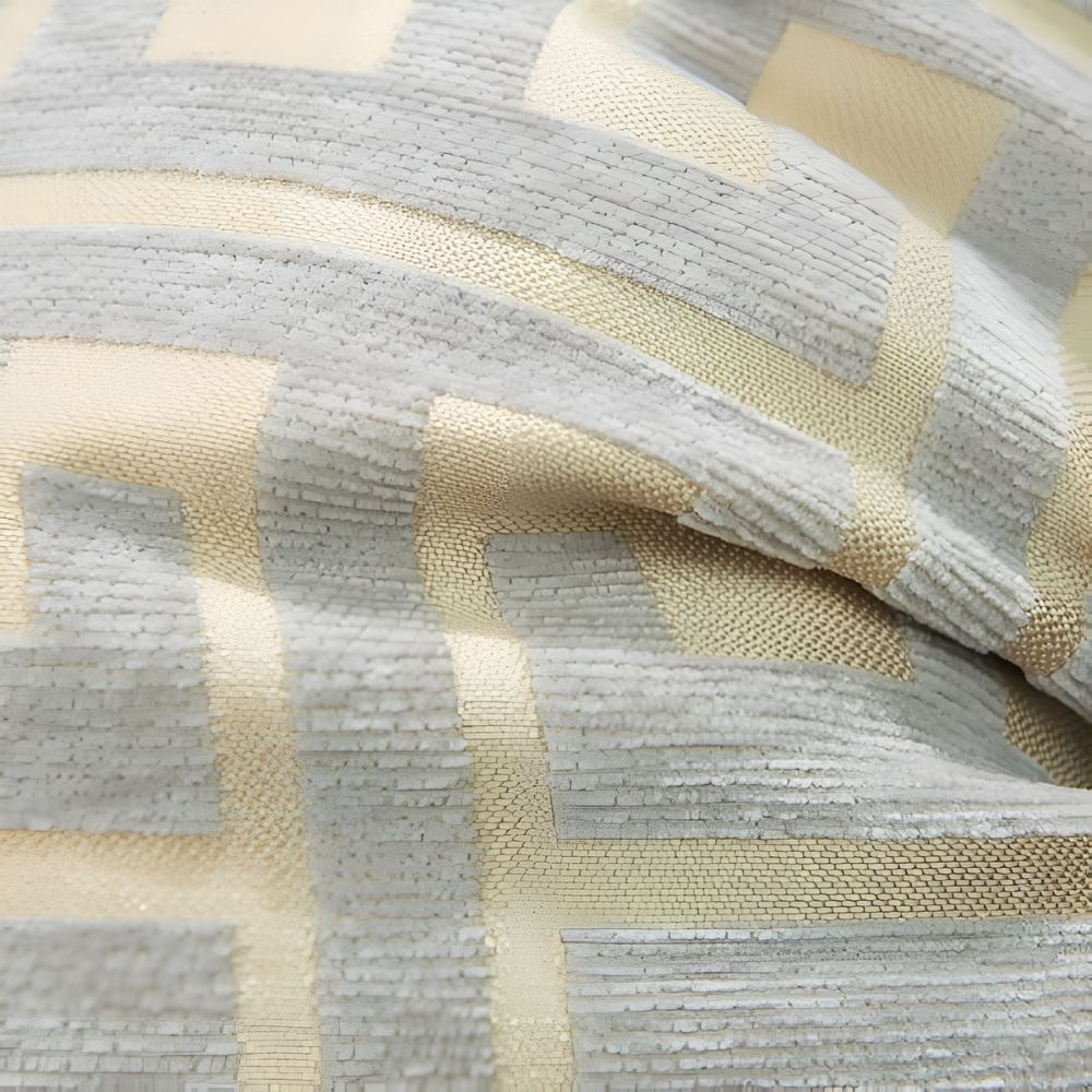 Vionara - Housse de coussin jacquard en velours texturé 45×45 cm