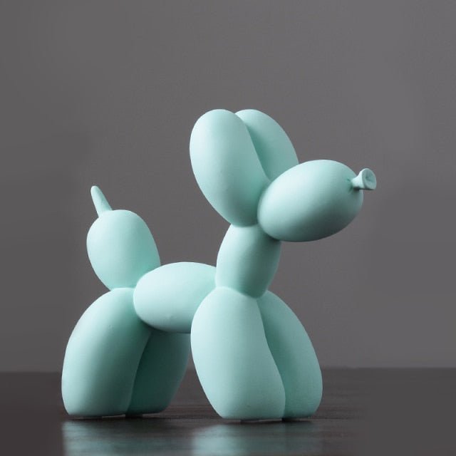 Vionara - Sculpture décorative en résine finition lisse forme ballon chien | Vionara