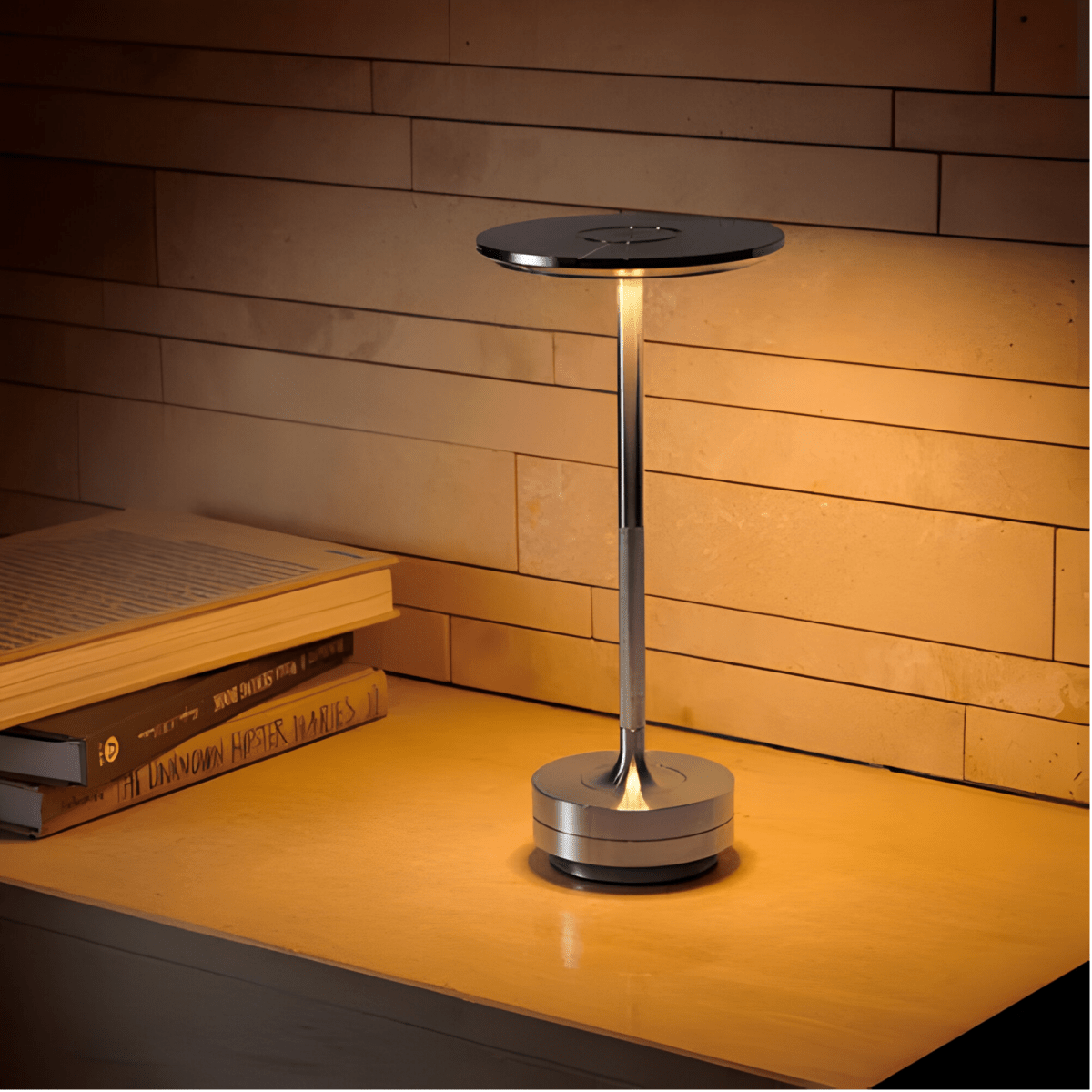 Vionara - Lampe de table sans fil en métal – Dimmable avec commande tactile | Vionara