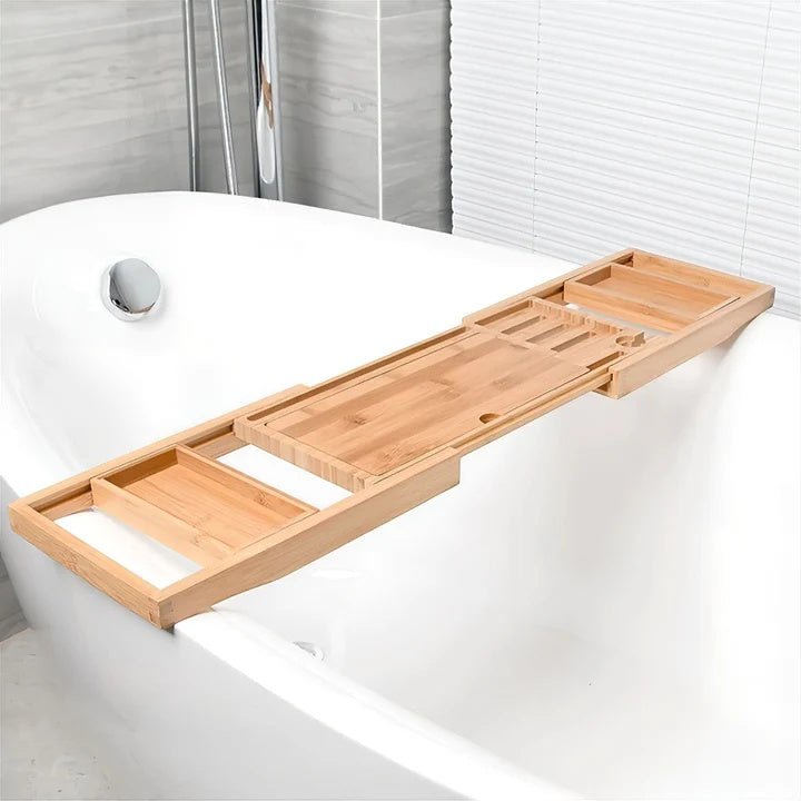 Vionara - Plateau de bain en bois ajustable | Vionara