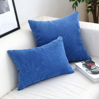 Vionara - Housse de coussin en velours côtelé doux et texturé | Vionara