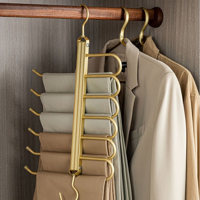 Vionara - Cintre à pantalons gain de place en aluminium | Vionara