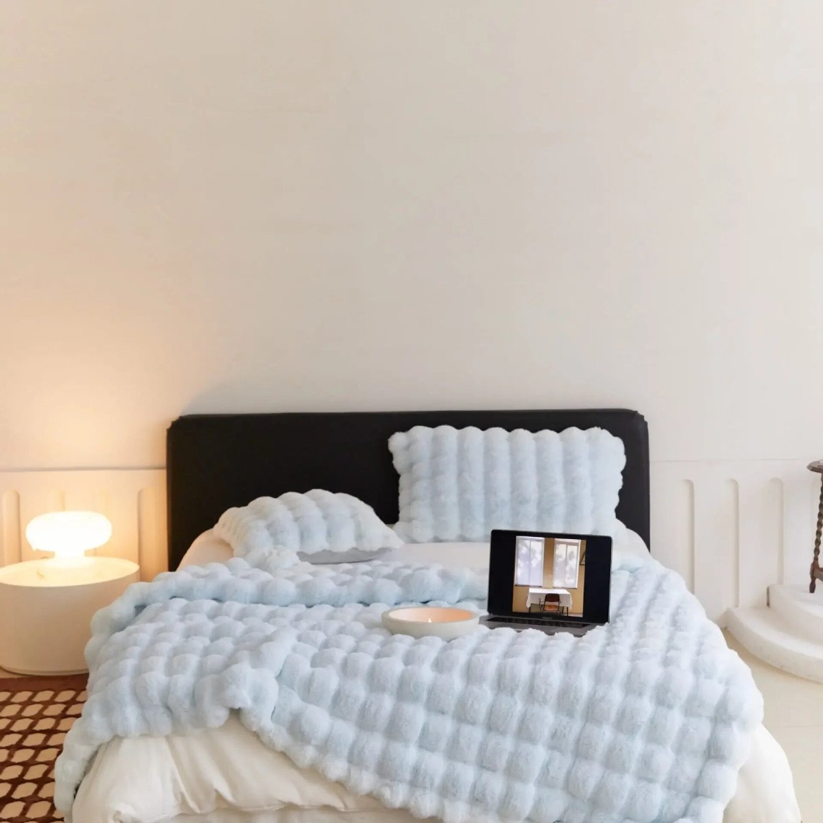Vionara - Couverture en laine synthétique double face et ultra-douce | Vionara