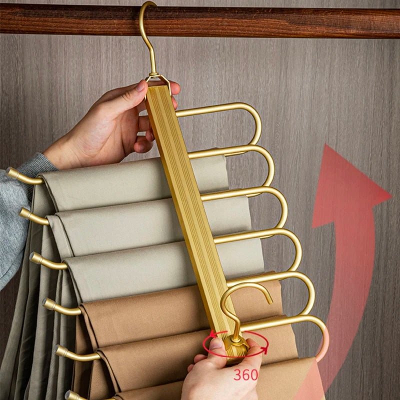 Vionara - Cintre à pantalons gain de place en aluminium | Vionara