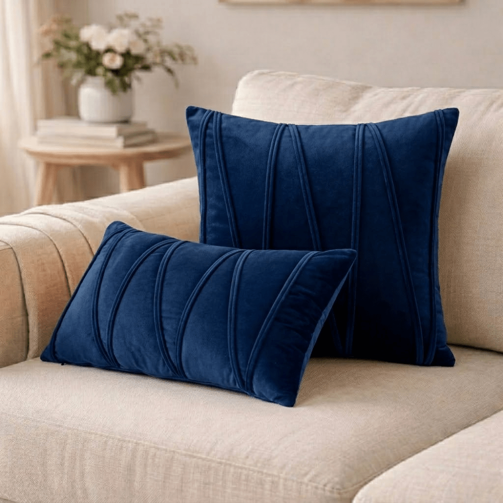 Vionara - Coussin décoratif en velours doux avec housse amovible | Vionara