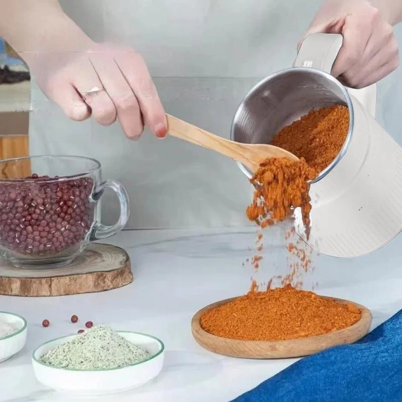 Vionara - Moulin électrique compact en acier pour grains et graines | Vionara