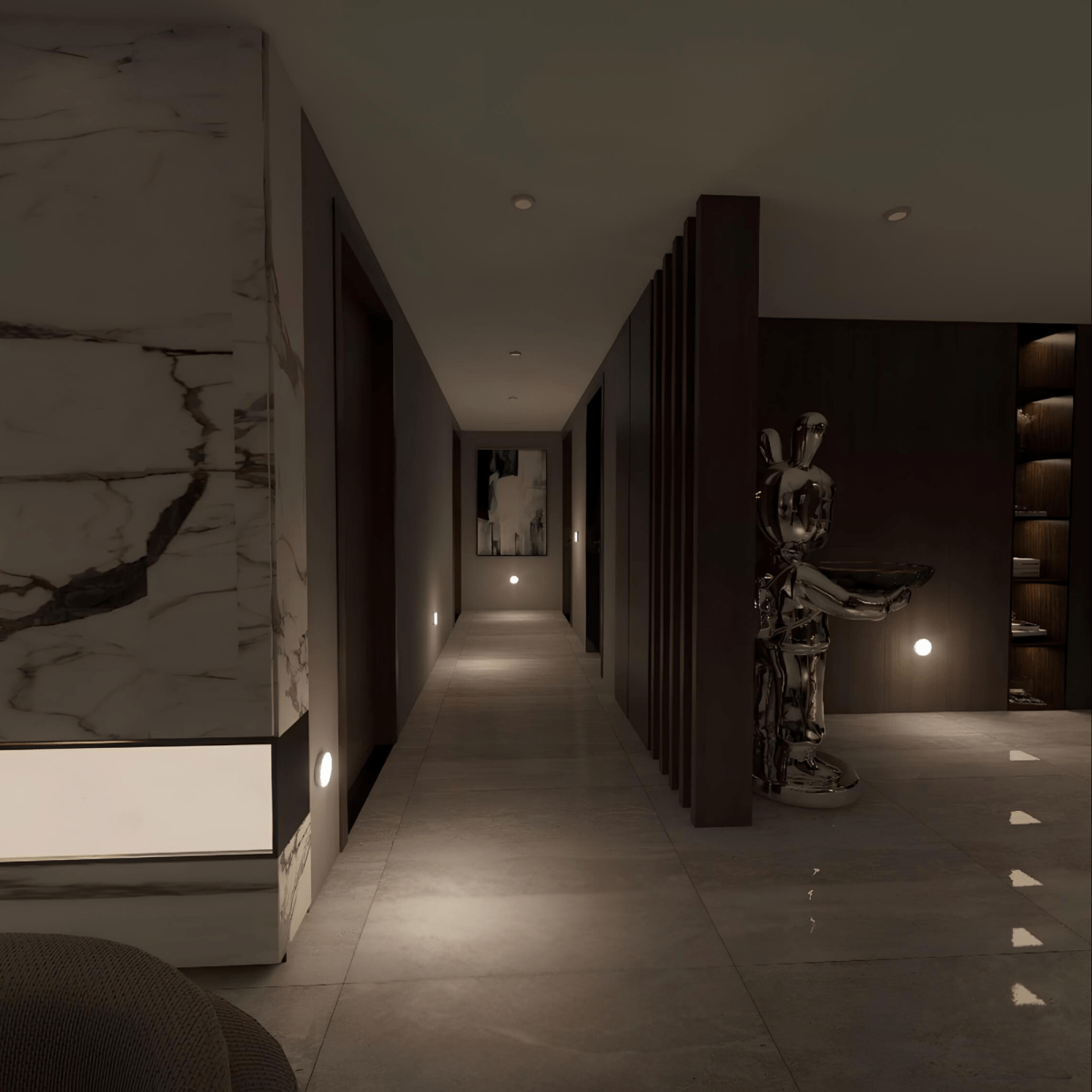 Vionara - Lampe murale LED détecteur de mouvement en ABS | Vionara