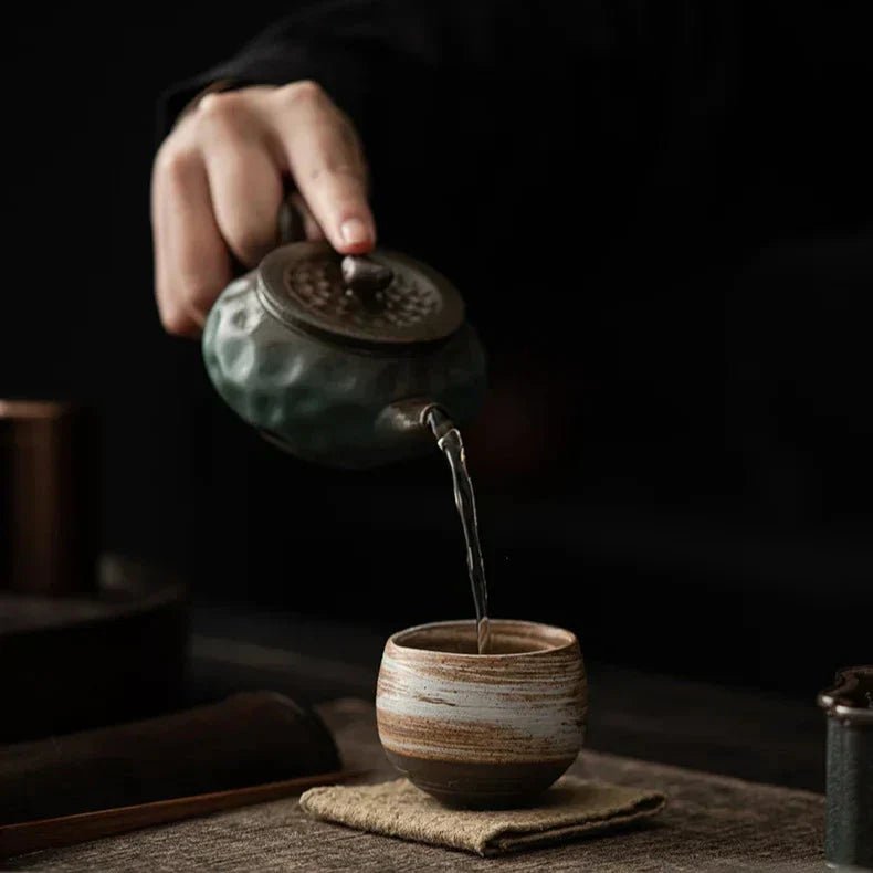 Vionara - Tasses à espresso en céramique artisanale émaillée | Vionara