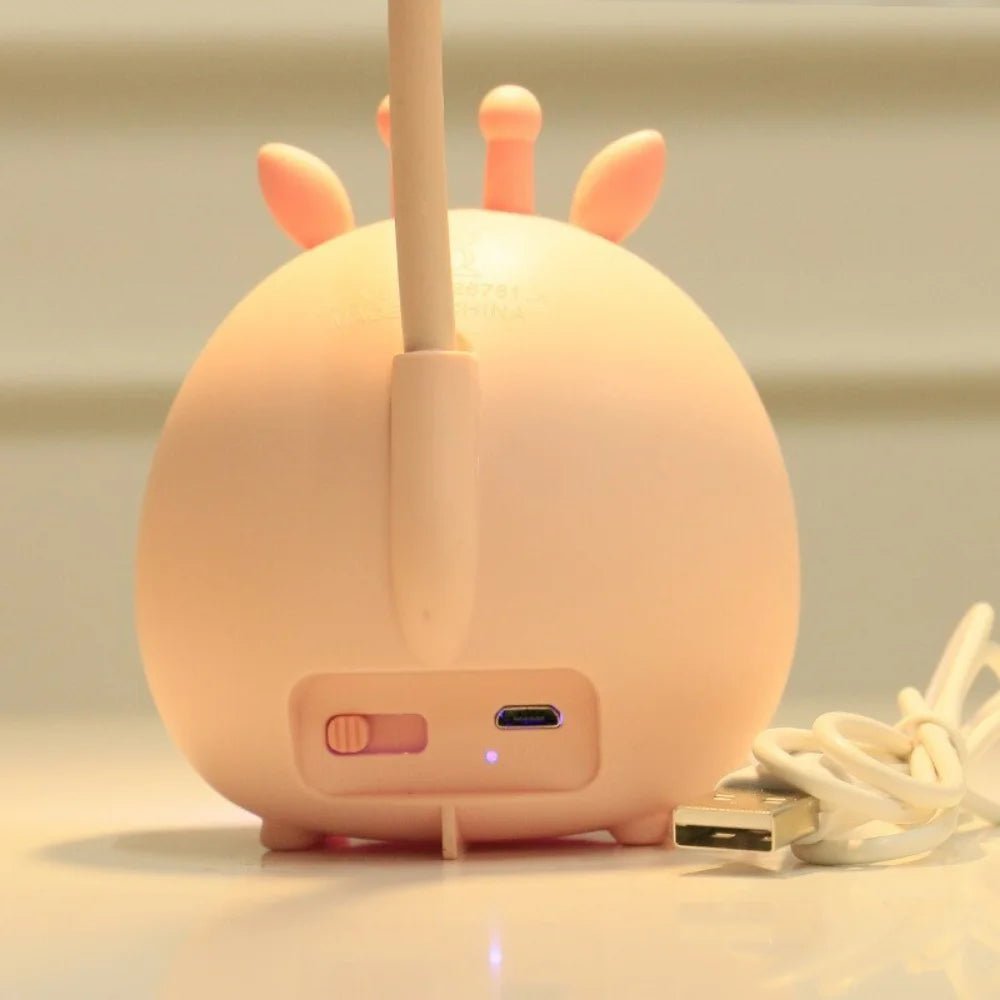 Vionara - Lampe de lecture pour enfants avec lumière LED douce et port USB