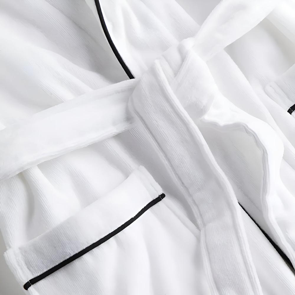 Vionara - Peignoir de bain en coton léger à manches courtes | Vionara