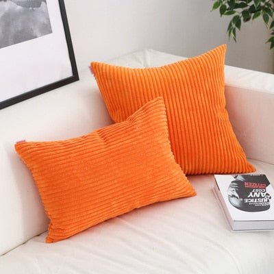 Vionara - Housse de coussin en velours côtelé doux et texturé | Vionara