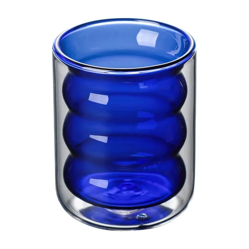 Vionara - Tasse en verre ondulé à double paroi | Vionara