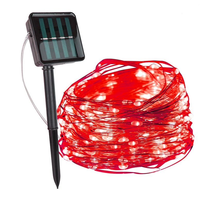 Vionara - Guirlande lumineuse solaire en cuivre étanche | Vionara