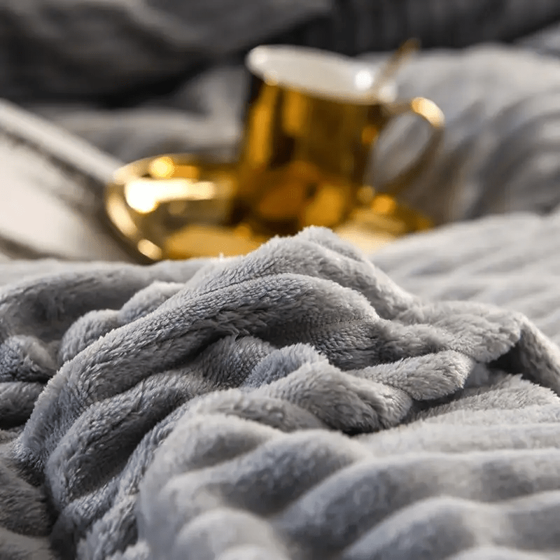 Vionara - Housse de couette en velours texturé – Toucher doux et chaleureux | Vionara