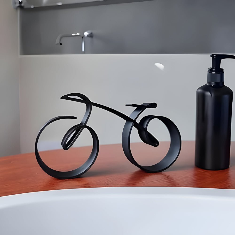 Vionara - Sculpture cycliste en métal style minimaliste | Vionara